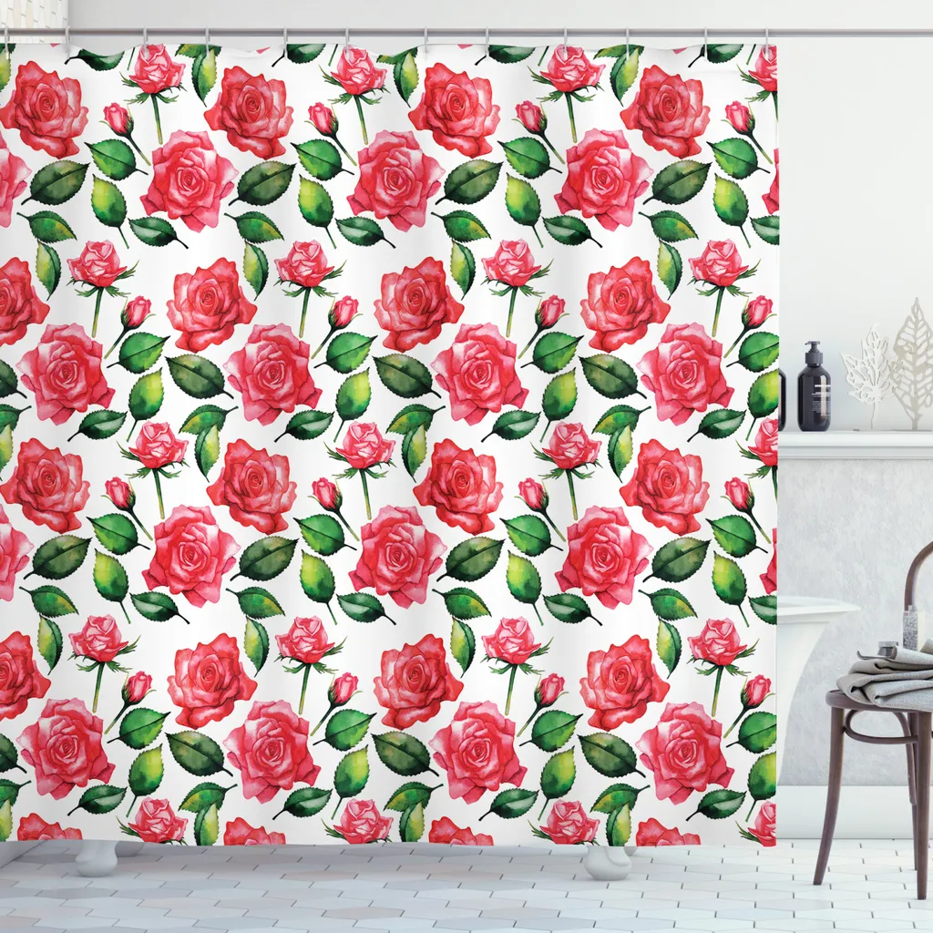 Tenda Doccia Rose ABAKUHAUS - Il Mai Più Senza del tuo Bagno!