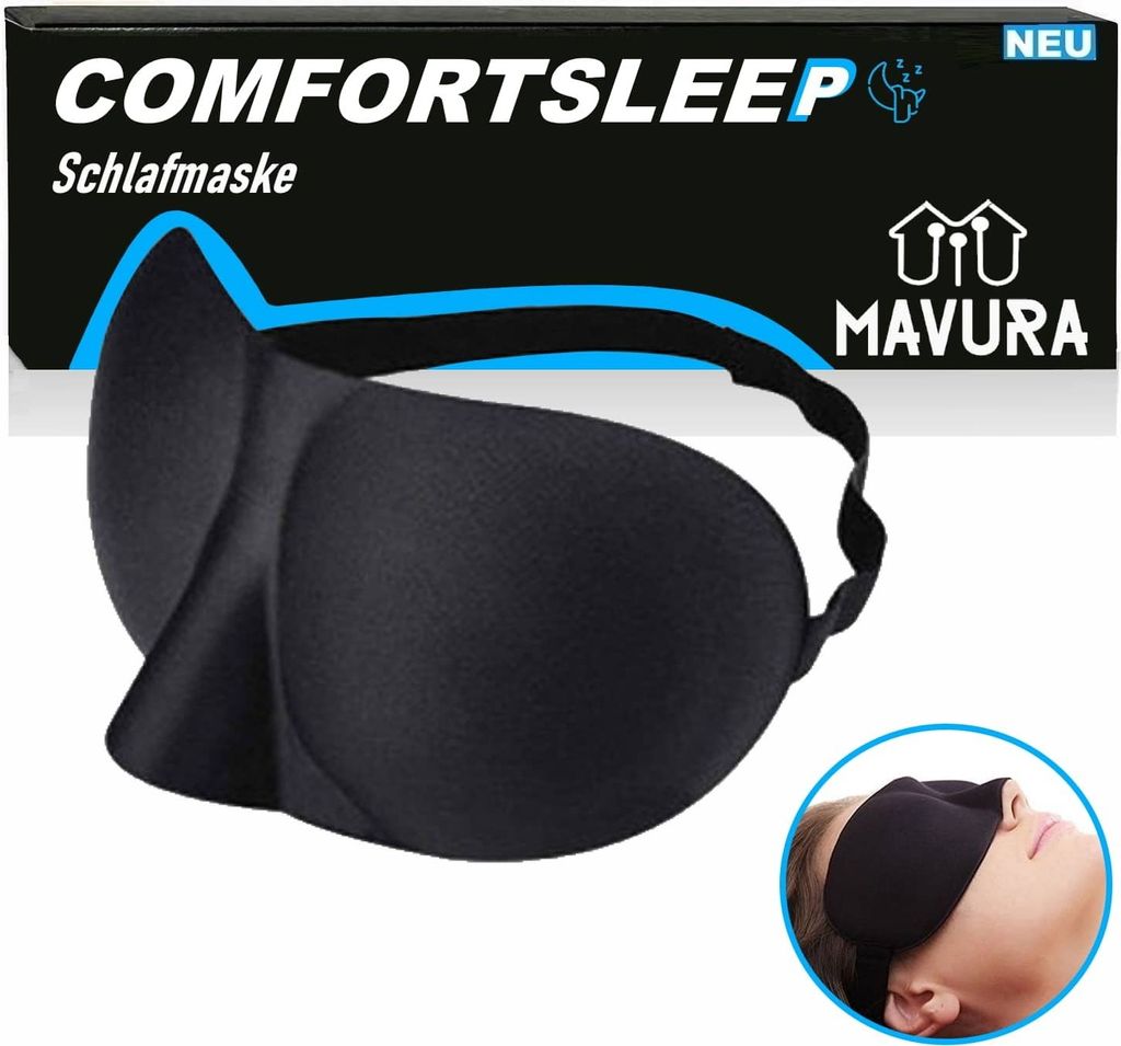 COMFORTSLEEP Masque pour les yeux 3D Premium Masque de Image du produit 