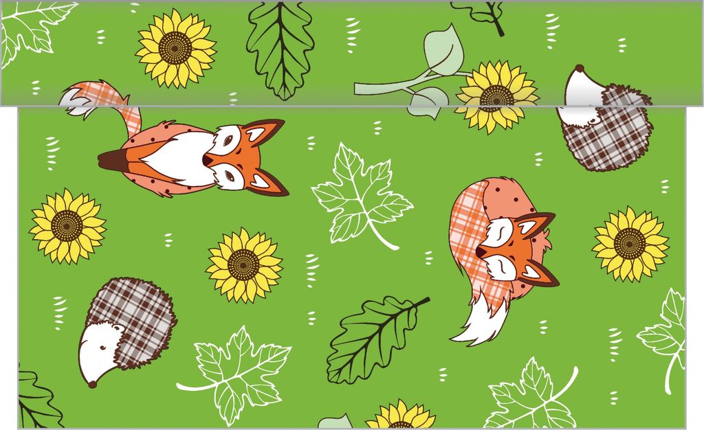 Sovie HOME Tischläufer Florian in Grün aus Linclass® Produktbild 