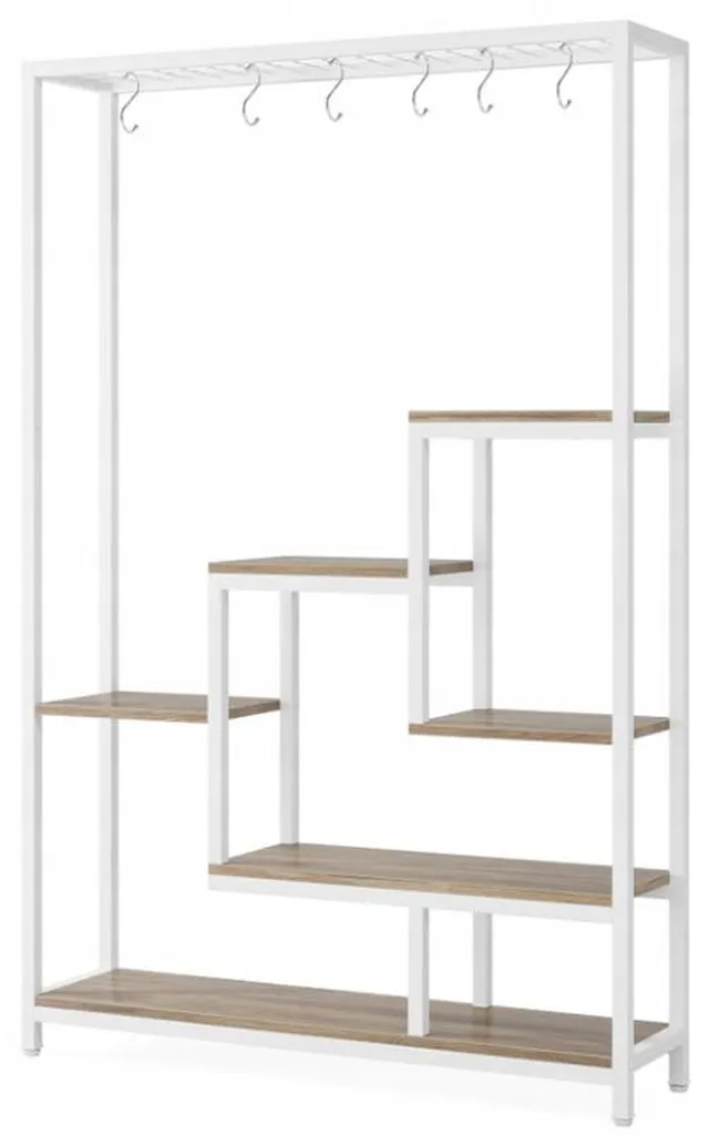 Support fleurs pour jardin intérieur 180 cm blanc - Déco verticale
