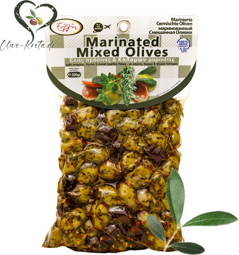 ELLIE 14686 Würziger Olivenmix Grün/Schwarz 500g Produktbild 