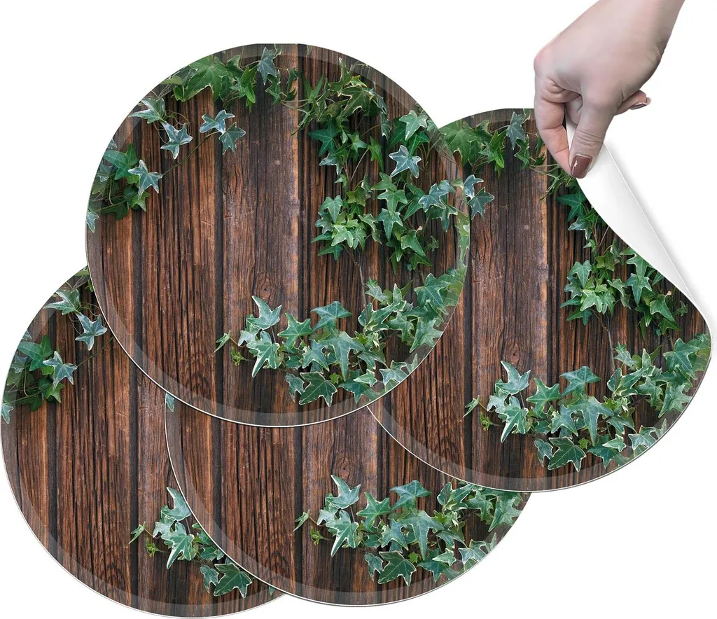 Tovagliette HUBDECO Vinile Heavy Duty 36x36 cm - Set 4 per Esterni
