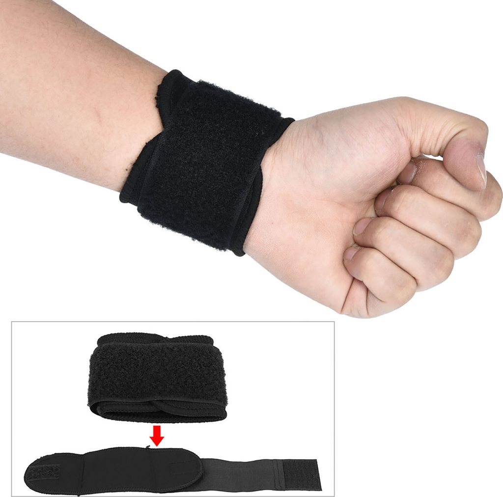 Elastische verstellbare Druck-Handgelenkbandage, für Basketball Badminton Kraftsport