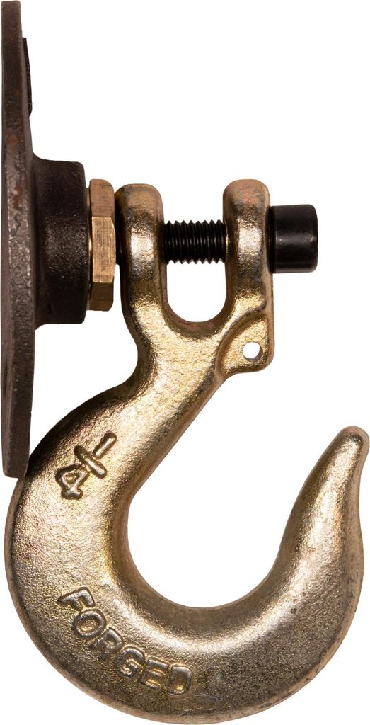 QUVIO Kleiderhaken Industrie inkl. Schrauben - Metall - Grau & Gold