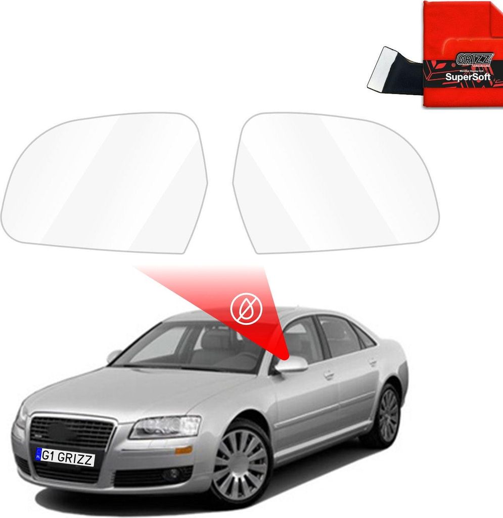 Regenschutzfolie Grizz Protector für Außenspiegel - Audi A8 D3 (2003-2010)