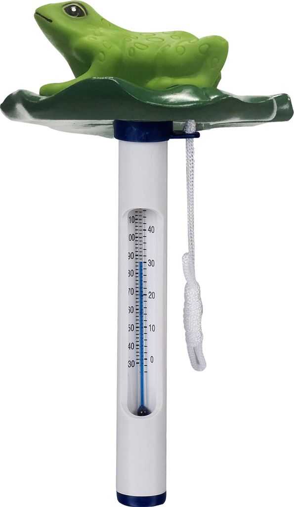 Thermomètre flottant avec ficelle - grenouille Image du produit 