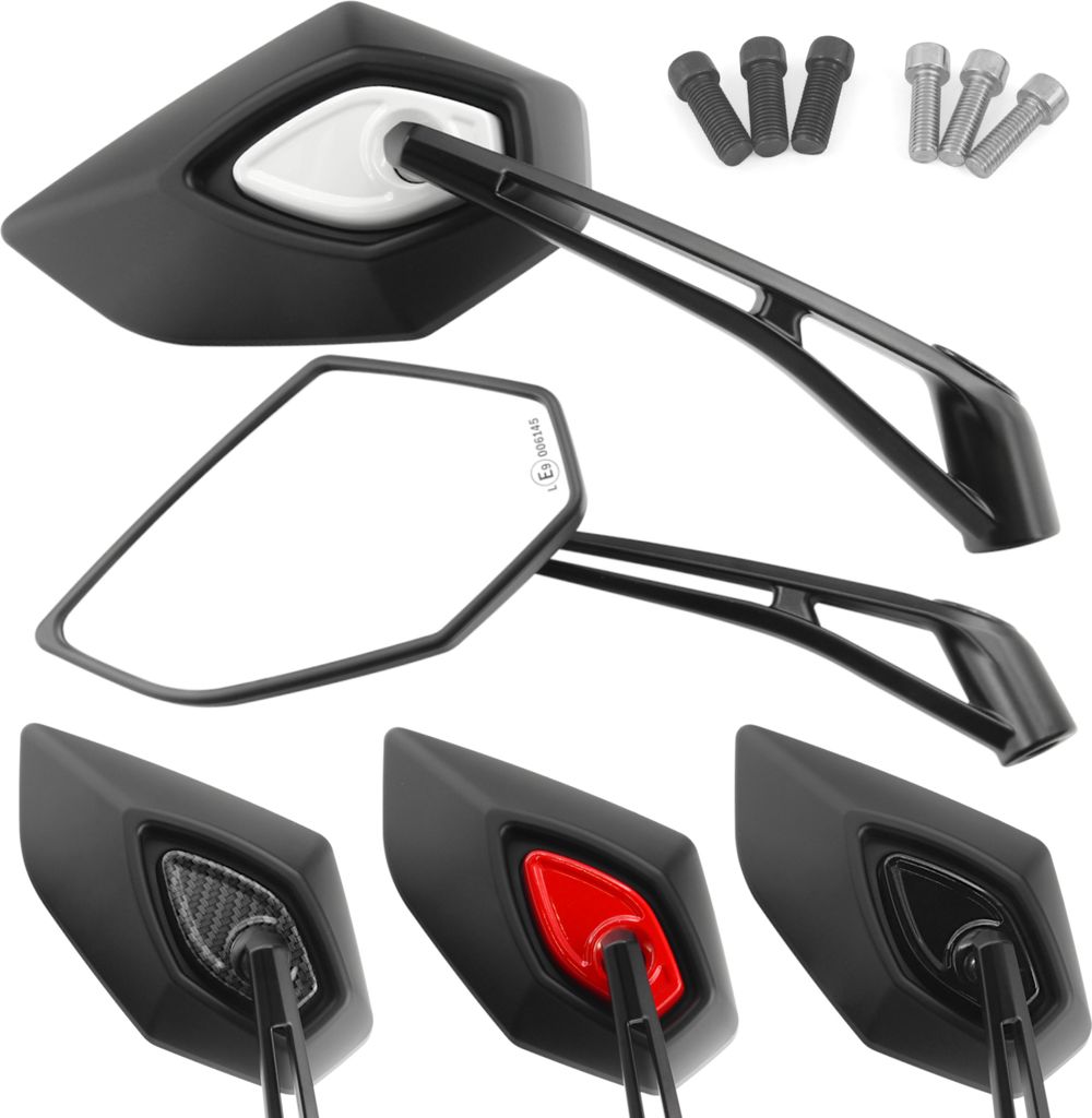 Motorrad / Motorroller Spiegel Set, mit E-Prüfzeichen
