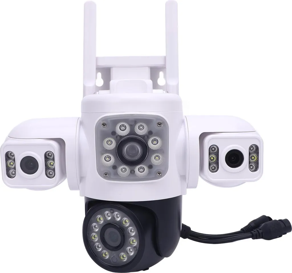 Caméra de surveillance extérieure WiFi rotative avec vision nocturne - 3