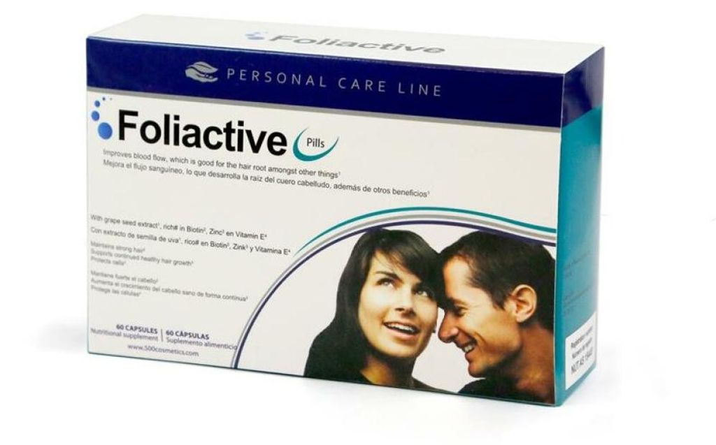 Capsule per la caduta dei capelli Foliactive 60 compresse Immagine del prodotto 