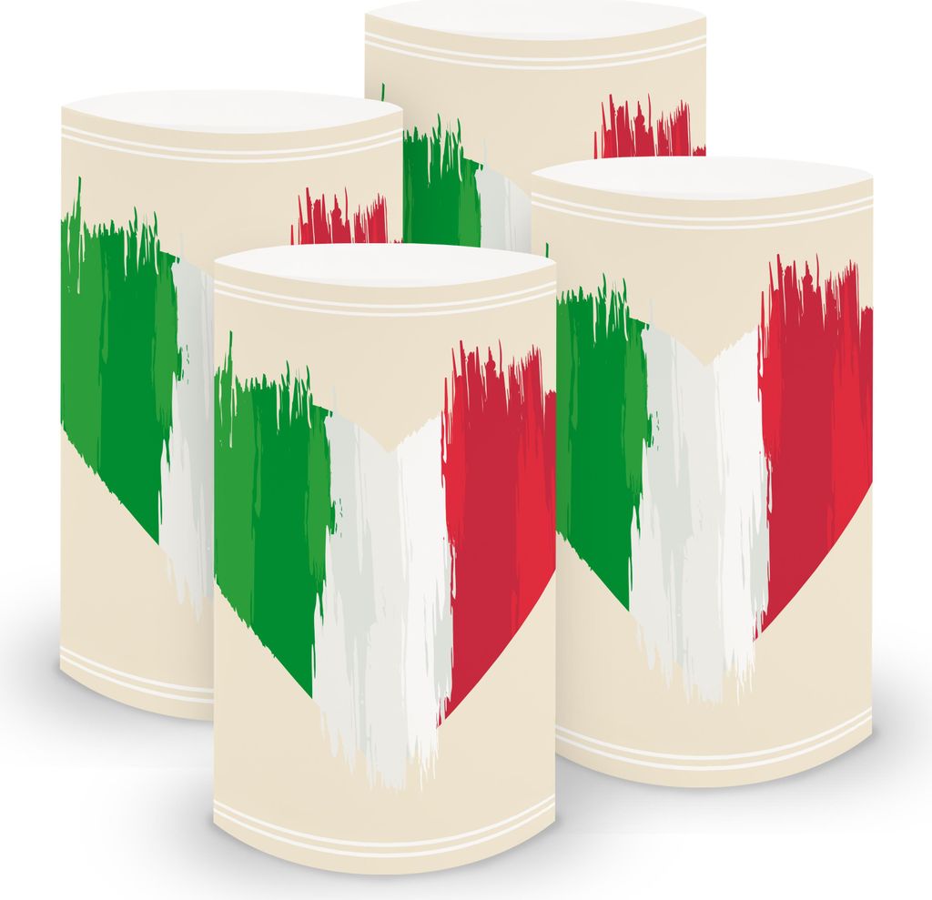 6er Set Windlicht, Serie ITALIEN, ca. 21,0 x 10,0 cm Produktbild 