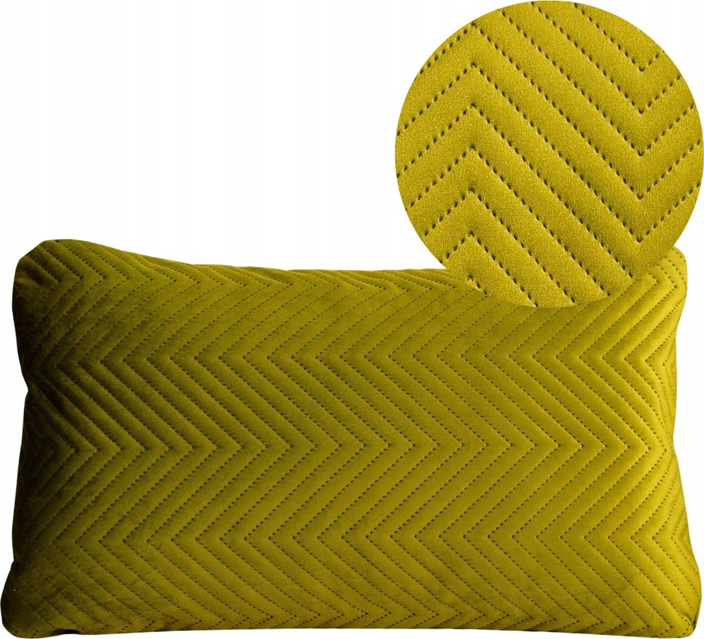 Geronimo | Dekokissen - Hellgrün - 50x30 cm - Gestepptes Kissen - Maschinenwaschbar - Abnehmbarer Bezug - Antiallergisch