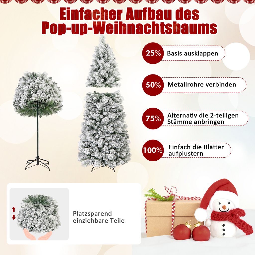 PopUp Weihnachtsbaum Künstlich, 180cm Kaufland.de