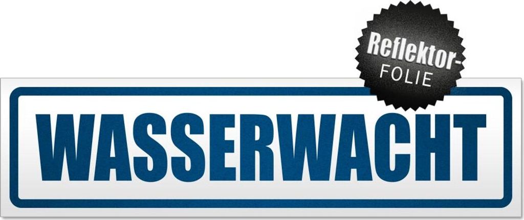 Wasserwacht Magnetschild Schild magnetisch
