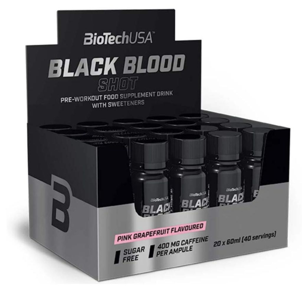 Confezione Black Blood Shot (20 x 60 ml) Immagine del prodotto 