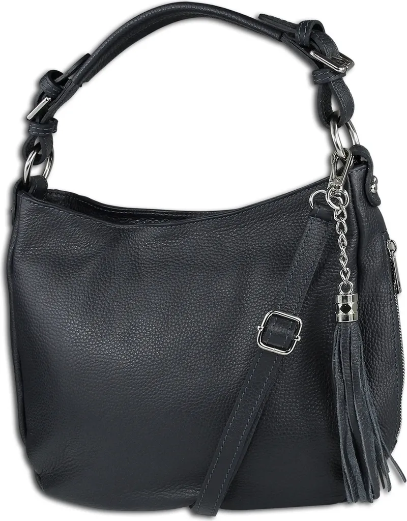 Sac Shopper Toscanto Noir en Cuir OTT134SS : L'Élégance Italienne Chic