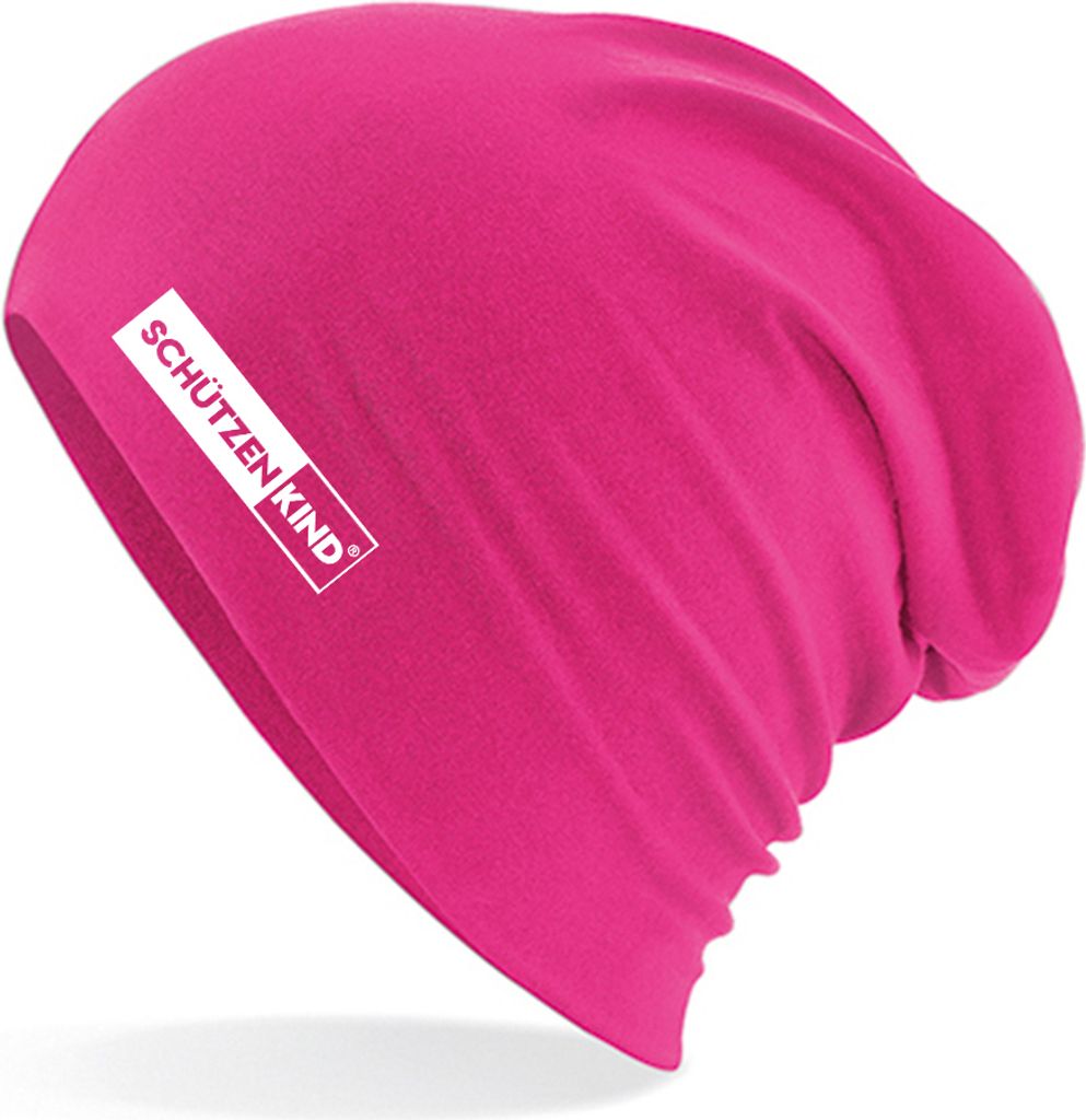 Hellweg Druckerei Mütze Schützenkind Modern Geschenk Winterbeanie Fuchsia Schützenkind Modern Präsent