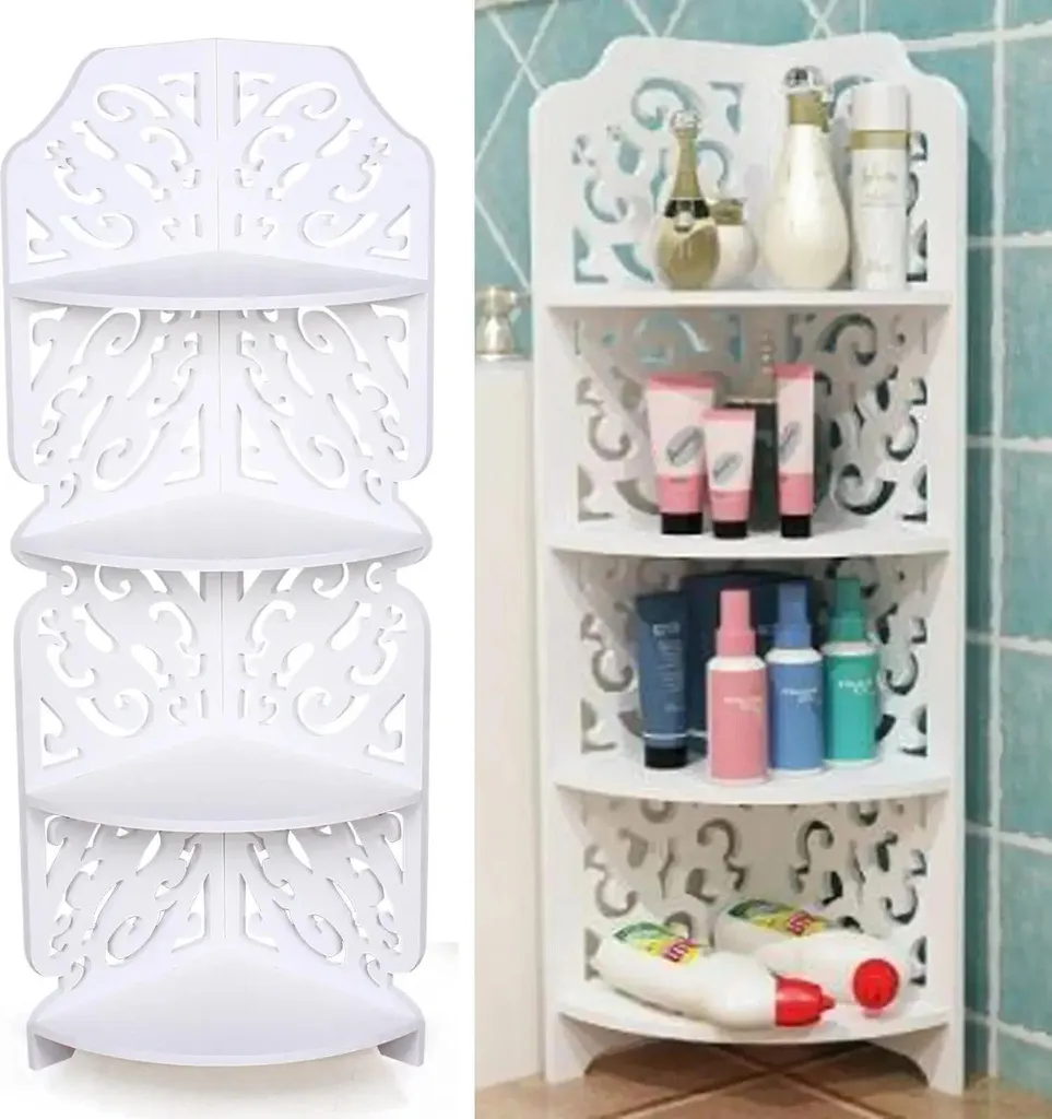 Organisateur d'angle gain de place pour cosmétiques et produits bain - 2