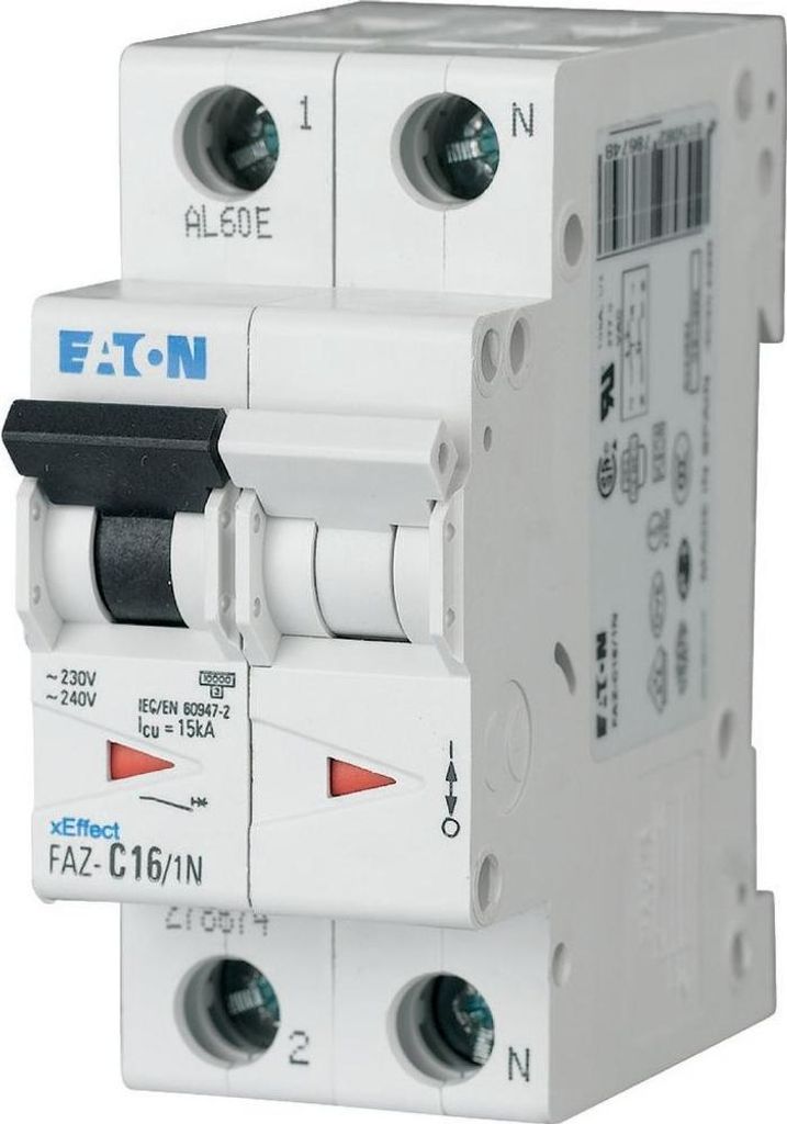 Eaton Electric GmbH Leitungsschutzschalter FAZ-C16/1N (278674)