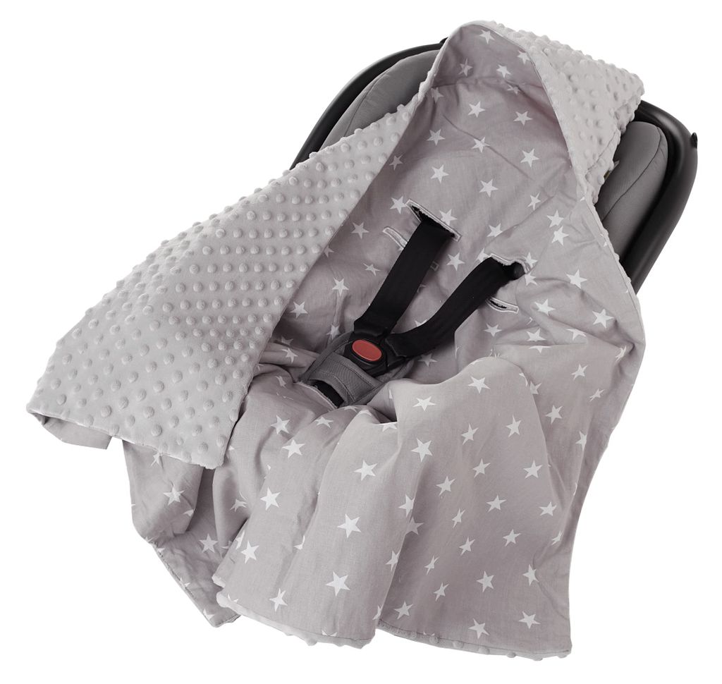 Kuscheldecke für babys, Einschlagdecke, Baumwolle, 85x85, Produktbild 