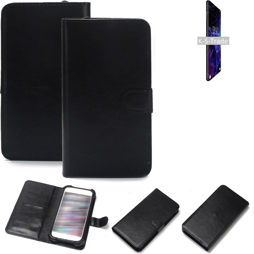K-S-Trade Handyhülle Schutzhülle kompatibel mit Oukitel C18 Pro Handy Schutz Hülle Handyhülle Bumper schwarz 1x