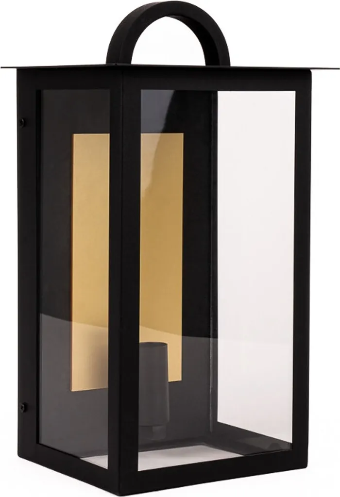 Applique Murale Extérieure Noire IP65 Design UP pour Ampoule E14 - 8