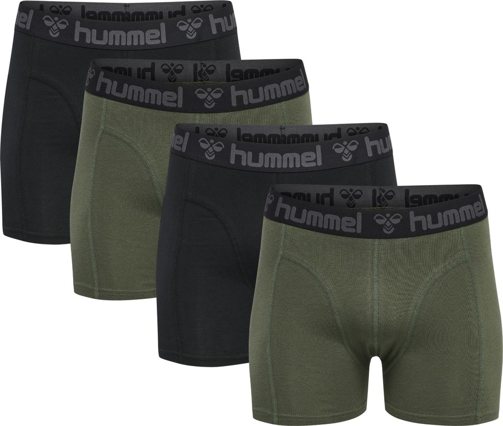 hummel Boxershorts 4er-Pack elastischer Bund Jersey-Stoff Größe: S