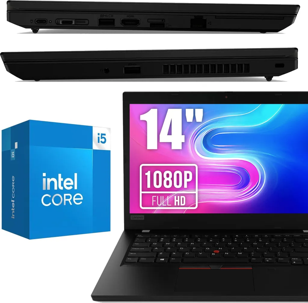 Ordinateur portable 14 pouces Lenovo ThinkPad L490 i5 SSD Grade A-