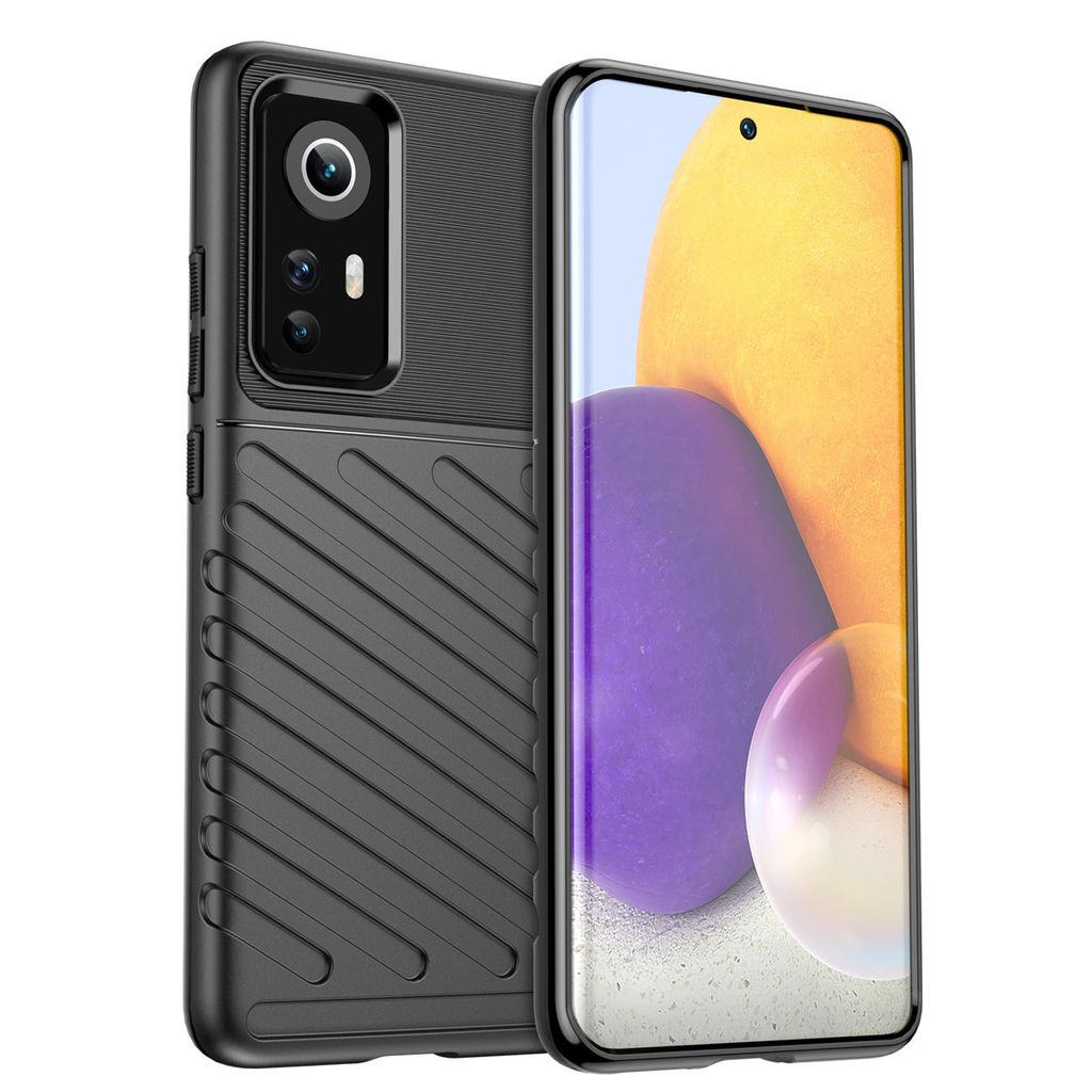 Odolné TPU puzdro pre Xiaomi 12/12X - Čierna KP29277 Obrázok produktu 