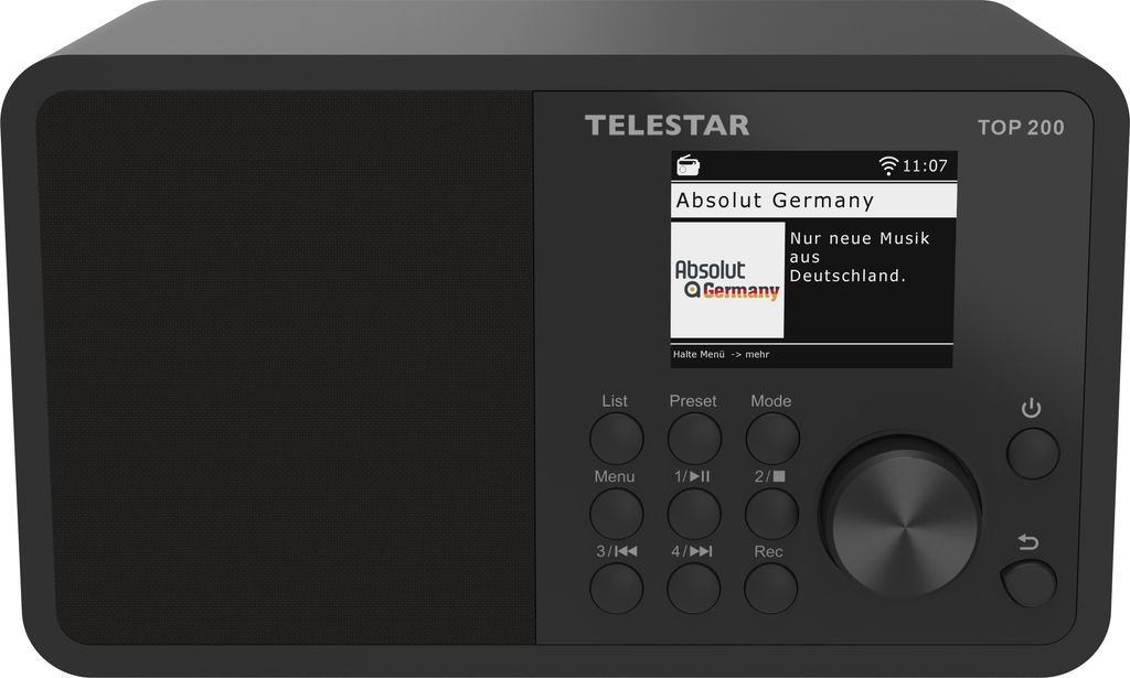 Telestar TOP 200 DAB+ Internetradio schwarz