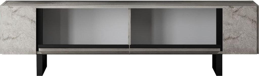 Skye Decor, Yildiz - Travertine, Black, TV-Ständer, Produktbild 