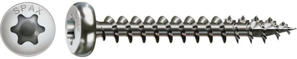 Universalschraube Edelstahl A2, 4mm, x 30 mm, 200 Stk. - Produktbild 