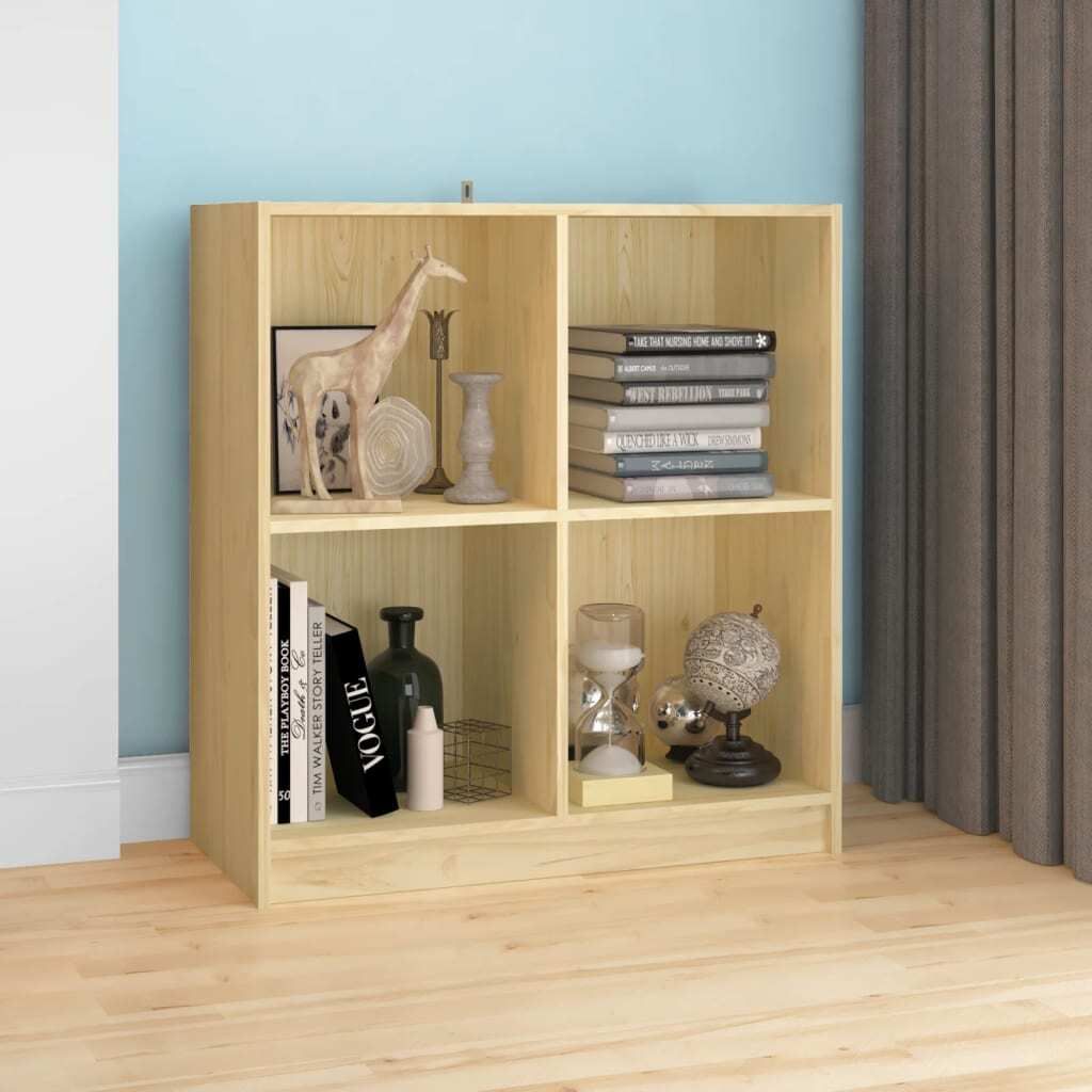 "Rabatt" Mehrzweckschrank/Vitrine/Sideboard - Modernes Design - 70x33x76 cm Massivholz Kiefer - Kommoden CC20882