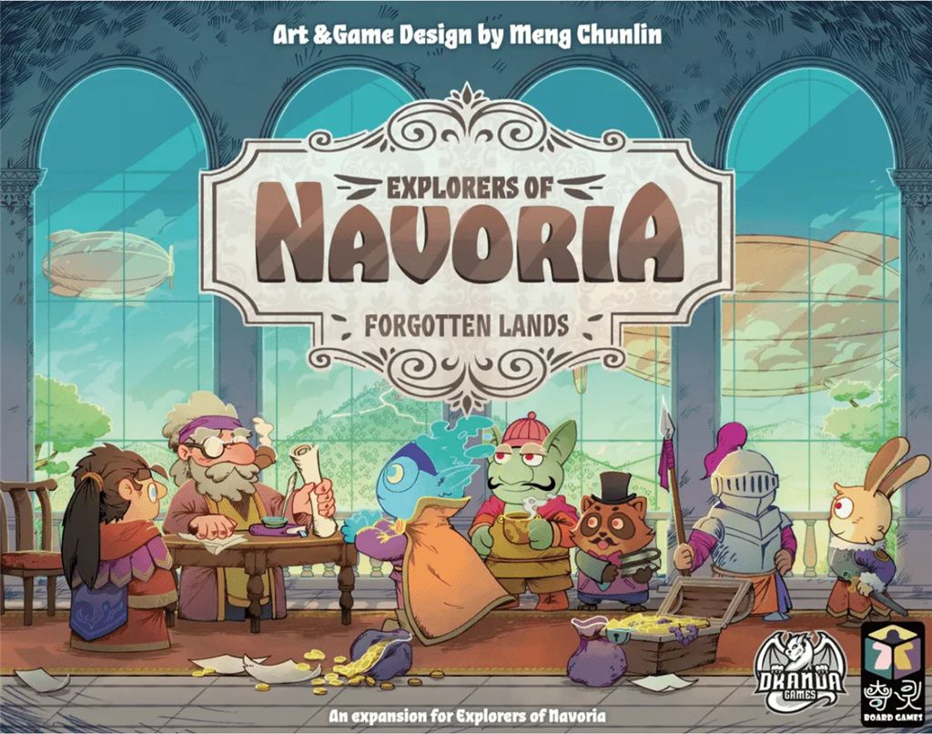 Asmodee Explorers of Navoria: Forgotten Lands, Brettspiel, 12 Jahr(e), 25 min