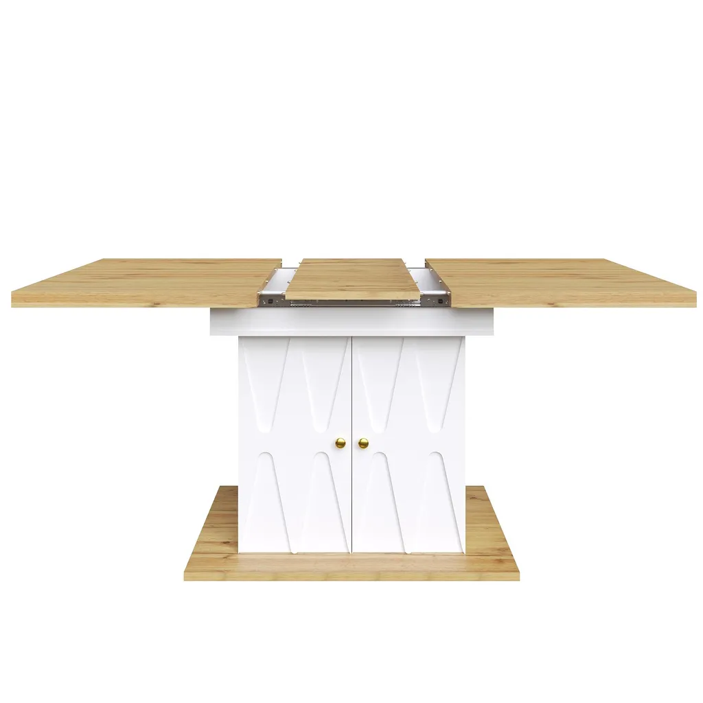Table de salon modulable 110 à 140 cm idéale pour petits appartements - 9