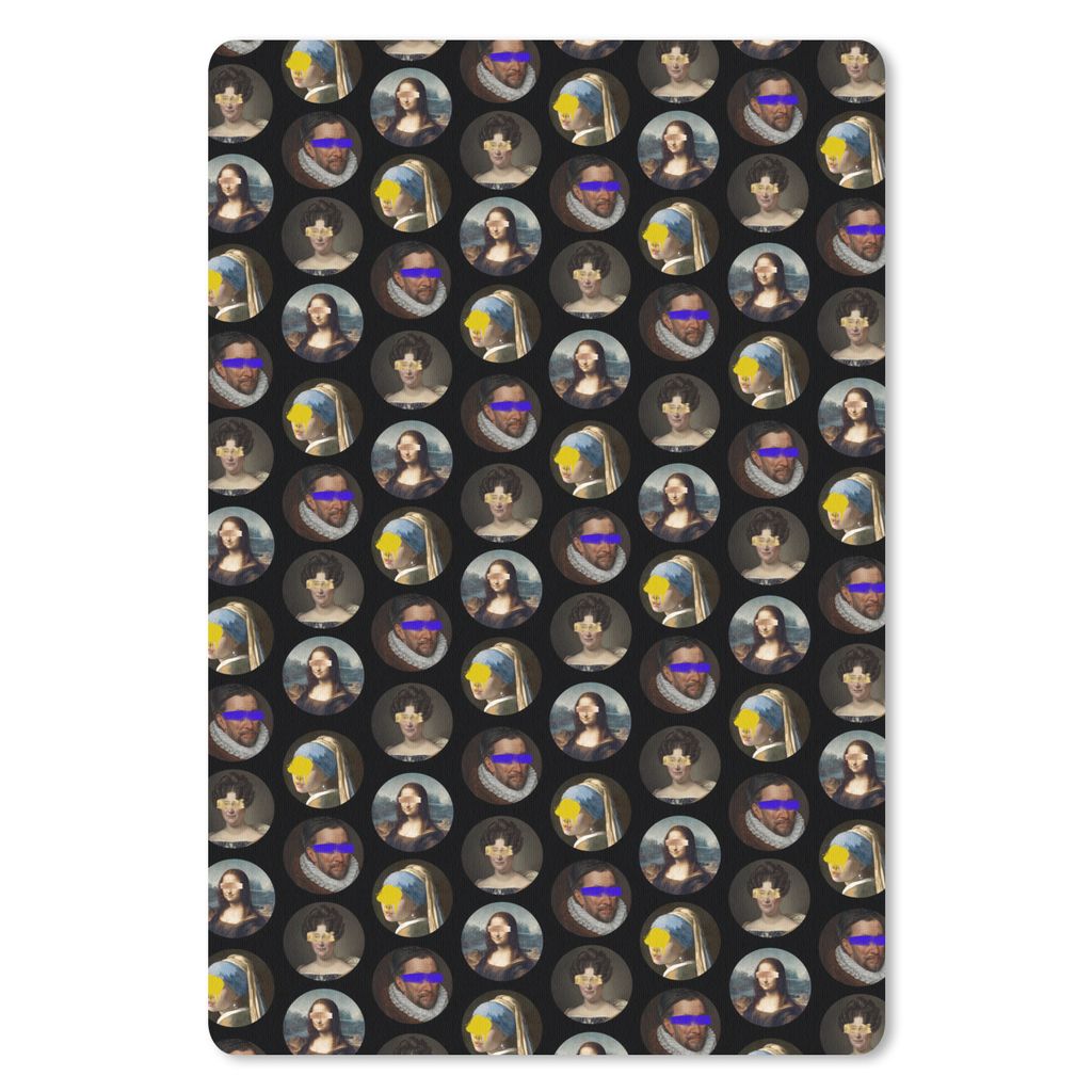 MuchoWow Mauspad Mousepad Alte Meister - Muster - Farben 18x27 cm - Mousepads - Maus Mat - Pad - Mausunterlage