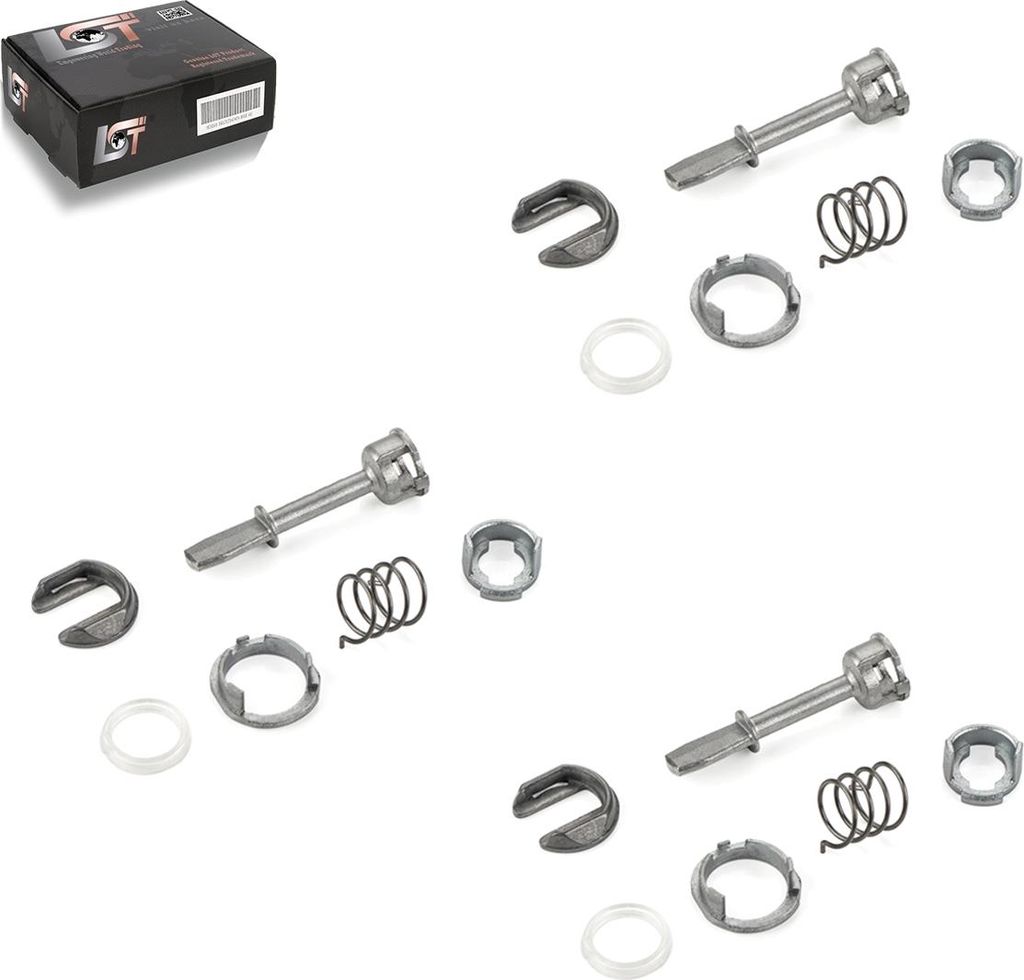 3X Türschloss Reparatursatz Vorne Links & Rechts - Für Seat Leon 1M1