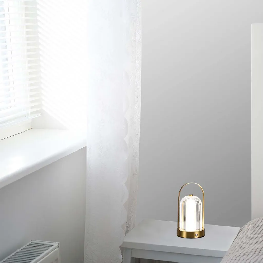 LED Solution Gold Lampe de table rechargeable 225mm 1W - Modèle 7989 - 3