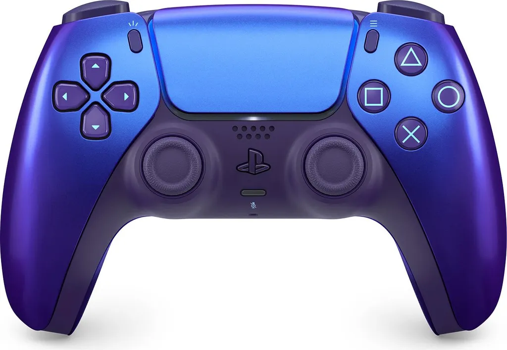 Manette Sony DualSense Chroma Indigo PS5 - Gâchettes adaptatives et sans fil