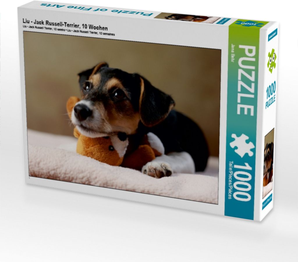 Calvendo Liu - Jack Russell-Terrier, 10 Wochen 1000 Teile Produktbild 