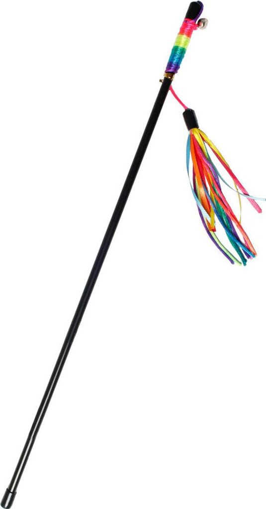 Karlie Flamingo Katzenangel mit Regenbogenfäden Produktbild 