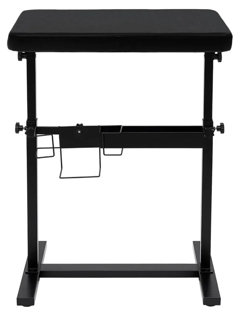 Support Tatouage Hauteur Réglable - Coussin PU Moelleux et Châssis en Fer