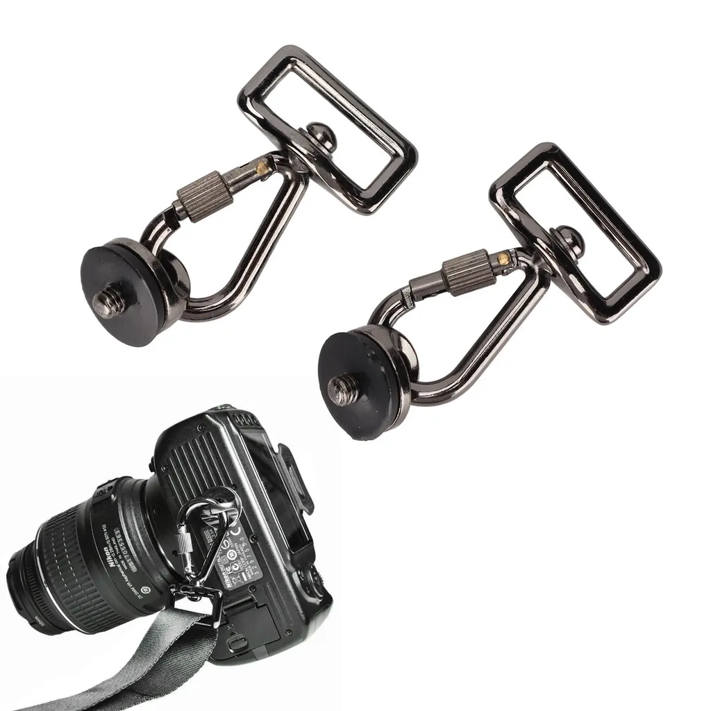 2 Viti Rapide 1/4 Pollice + Ganci per Tracolla Reflex e Mirrorless - 7