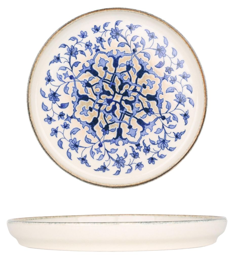 Assiette à dessert en porcelaine de Kütahya - Tile Legacy - Image du produit 