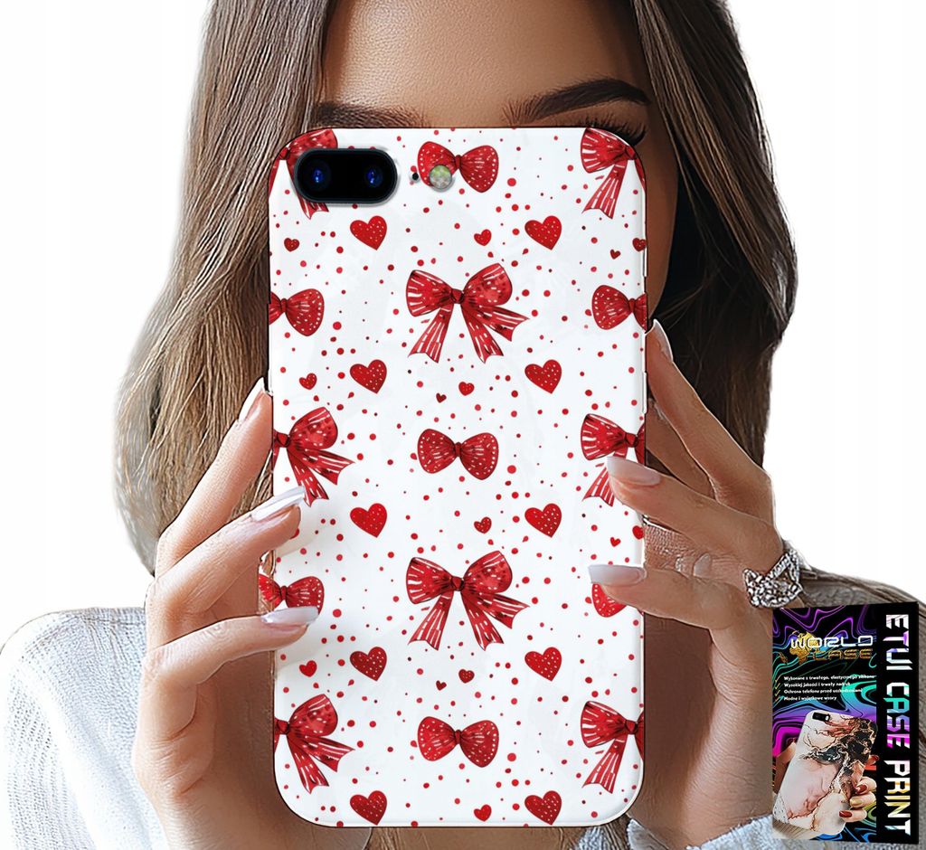 Hülle Für Iphone ( 7 Plus ) - Rote Schleife Modische Designs