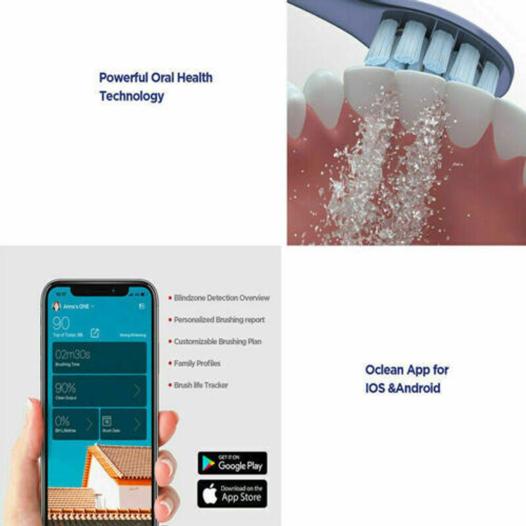 Oclean X Pro Intelligente Sonic Zahnbürste 3 Putzprogramme Produktbild 11