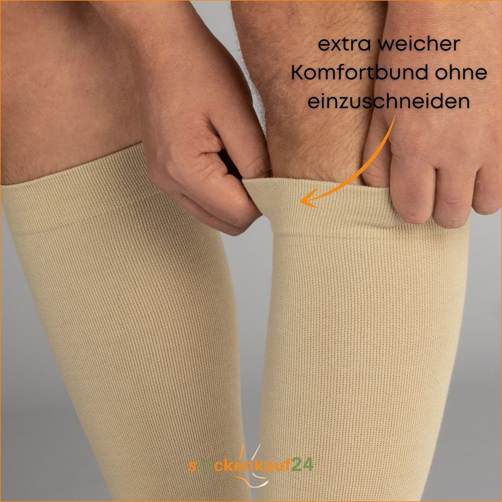 2 I 4 Paar Stützstrümpfe Reisestrümpfe Kompressionsstrümpfe Produktbild 5