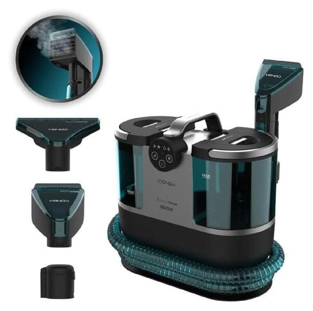 Cecotec Conga 7000 Carpet&Spot Clean Steam XXL, Handgeführt, Tief, Teppich, Polsterung, 1,6 l, 0,95 l, 1700 W
