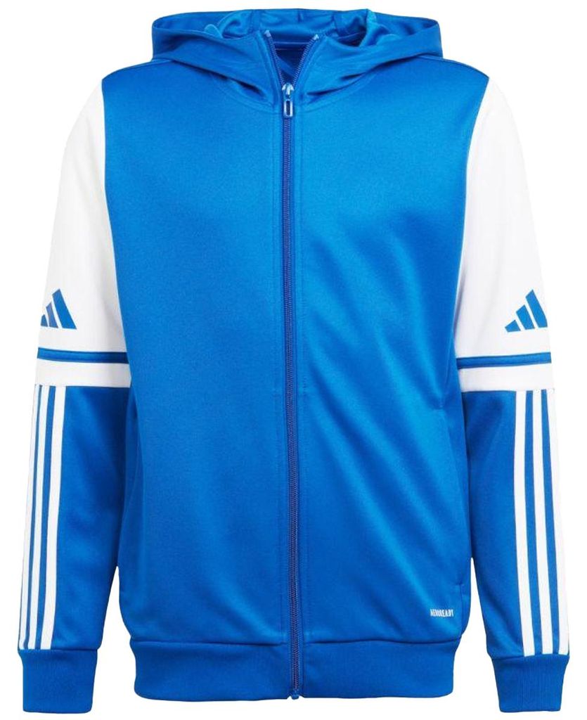 Adidas - "Squadra 25" Hoodie mit durchgehendem Reißverschluss für Kinder PP3530 (146) (Weiß/Blau)