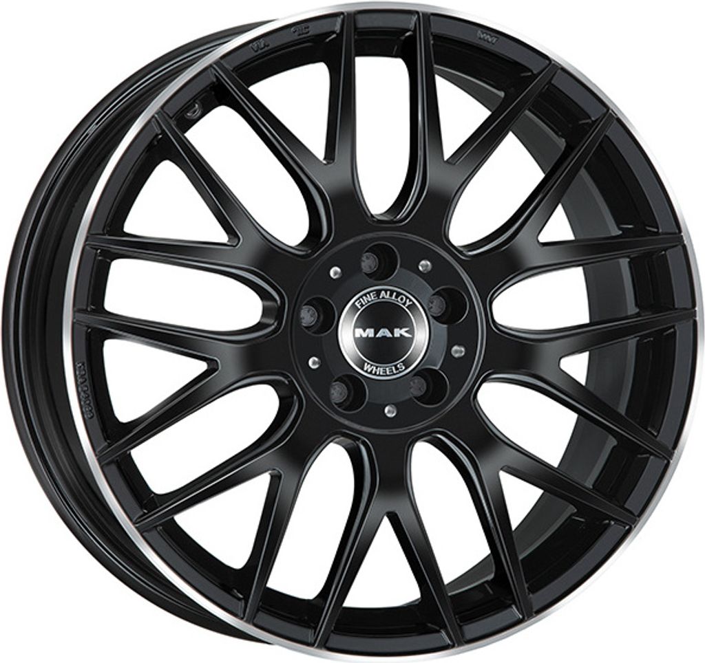 Alufelge Mak Arrow 8.5X21 5X112 Et 27 Gloss Black Mirror Ring