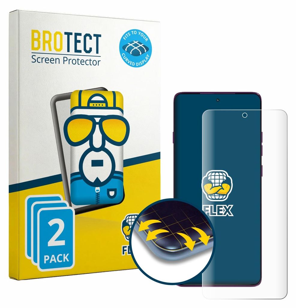 2x BROTECT Fullscreen Schutzfolie für Motorola Edge 60 Pro Produktbild 